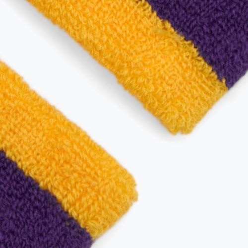Čelenka Nike Swoosh Wristbands university gold/court purple/university gold