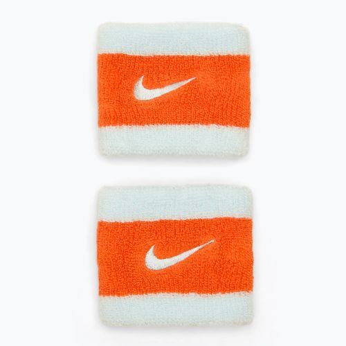 Čelenka Nike Swoosh Wristbands glacier blue/safety orange/glacier blue