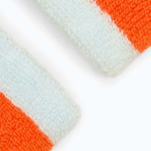 Čelenka Nike Swoosh Wristbands glacier blue/safety orange/glacier blue