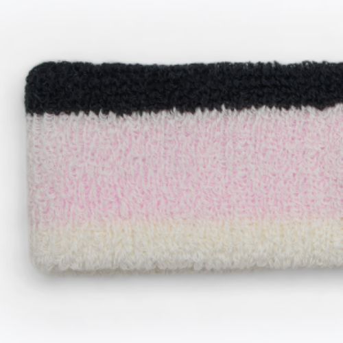 Čelenka Nike Swoosh Headband pink foam/coconut milk/black
