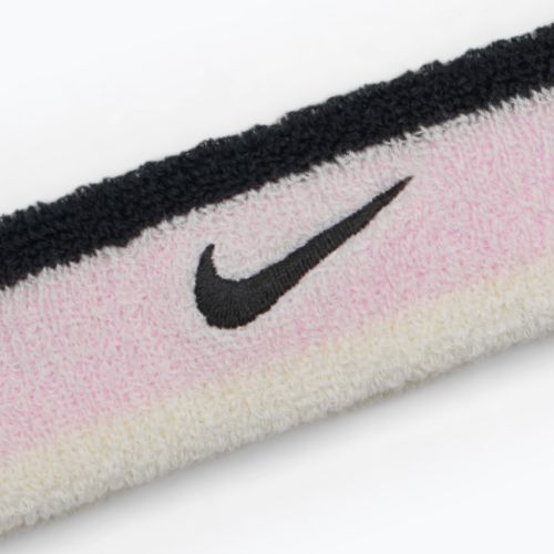 Čelenka Nike Swoosh Headband pink foam/coconut milk/black