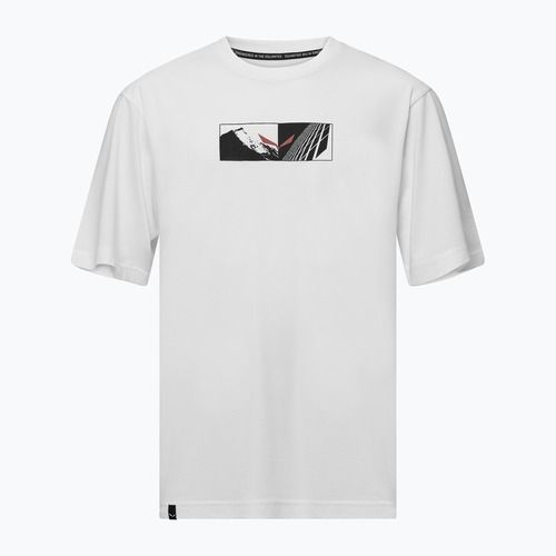 Pánské tričko Salewa Eagle Hybrid Loose optical white