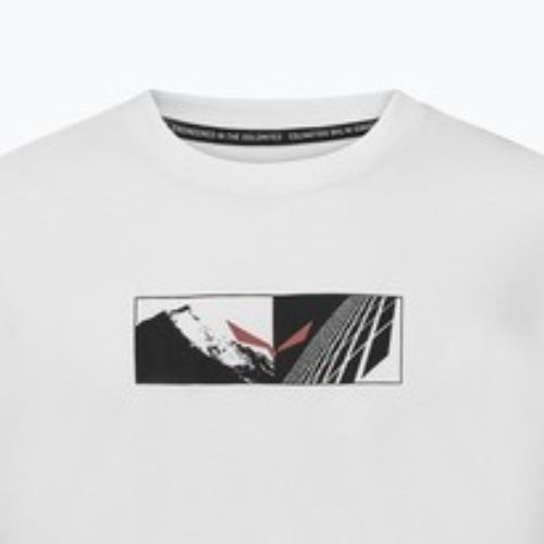 Pánské tričko Salewa Eagle Hybrid Loose optical white