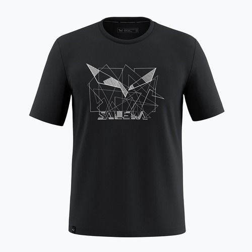 Pánské tričko Salewa Eagle Geometric black out