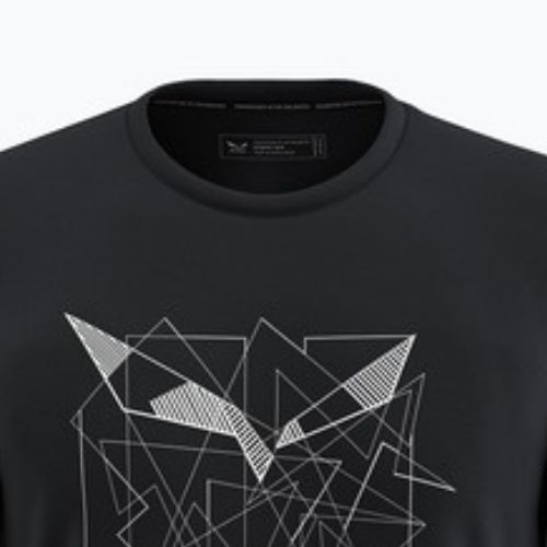 Pánské tričko Salewa Eagle Geometric black out