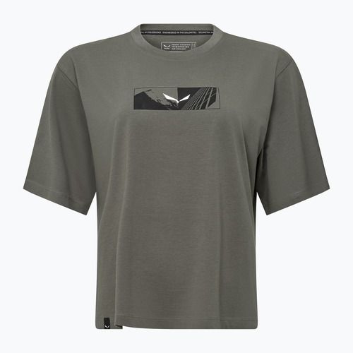 Dámské tričko Salewa Eagle Hybrid Loose faded green