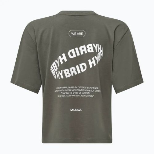 Dámské tričko Salewa Eagle Hybrid Loose faded green