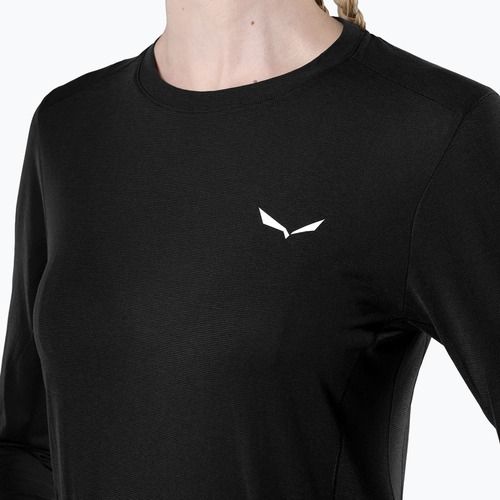 Dámské trekingové tričko Longsleeve Salewa Puez Dry black out