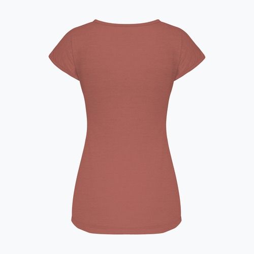 Dámské trekingové tričko Salewa Puez Melange Dry etruscan red melange