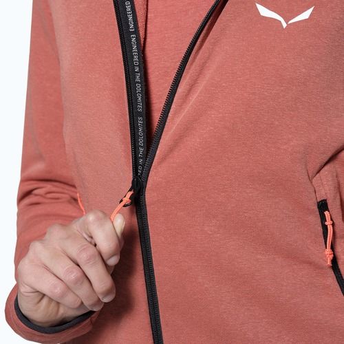 Salewa dámská treková mikina Agner Hemp 2 Hooded etruscan red