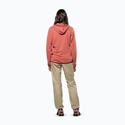 Salewa dámská treková mikina Agner Hemp 2 Hooded etruscan red