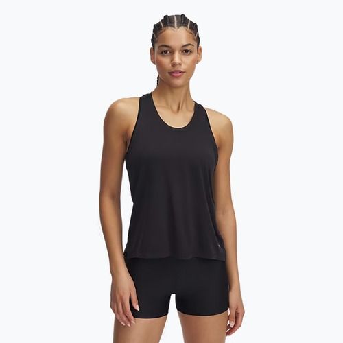 Dámské běžecké tílko tank top Under Armour Launch Camo Singlet black/reflective