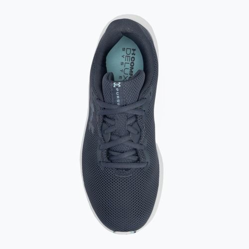 Dámské běžecké boty Under Armour Charged Pursuit 4 downpour gray/downpour gray/metallic gravel