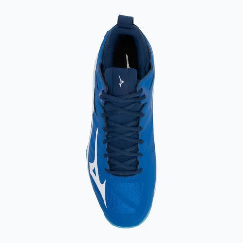 Dámské volejbalové boty Mizuno Wave Dimension Mid mugen blue/white/estate blue