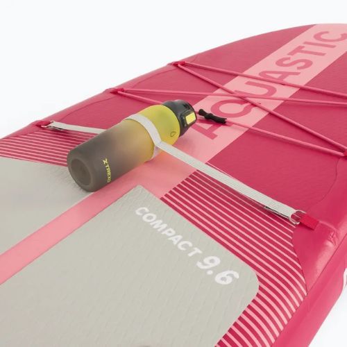 Sada paddleboard SUP nafukovací AQUASTIC Compact 9'6" růžový
