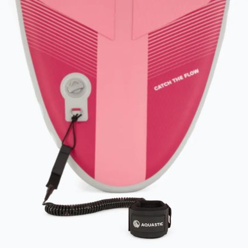 Sada paddleboard SUP nafukovací AQUASTIC Compact 9'6" růžový