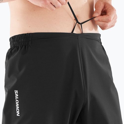 Pánské běžecké kalhoty Salomon Bonatti Trail deep black