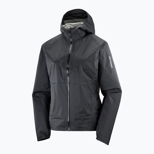 Dámská běžecká bunda Salomon Bonatti Waterproof deep black