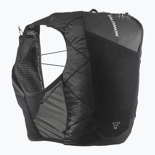 Běžecká vesta Salomon Active Skin 12 No Flasks black/metal