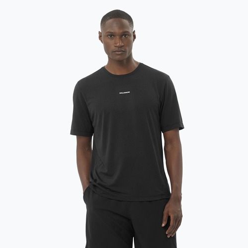 Pánské běžecké tričko Salomon SHAKEout Core deep black