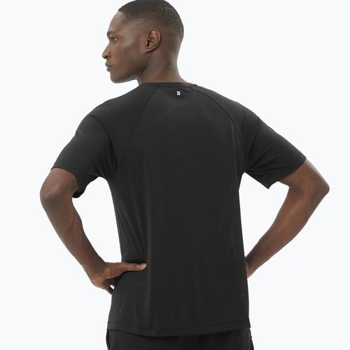 Pánské běžecké tričko Salomon SHAKEout Core deep black