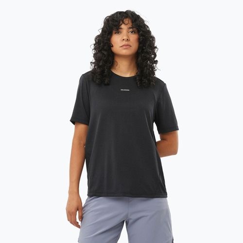 Dámské běžecké tričko Salomon SHAKEout Core deep black