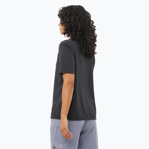 Dámské běžecké tričko Salomon SHAKEout Core deep black