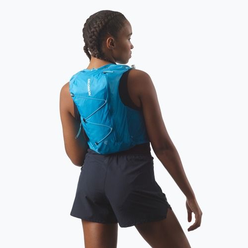 Běžecká vesta Salomon Active Skin 8 Set blue danube/blue curacao