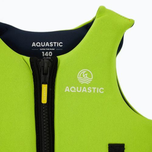 Dětská bezpečnostní vesta AQUASTIC Youth 50N green
