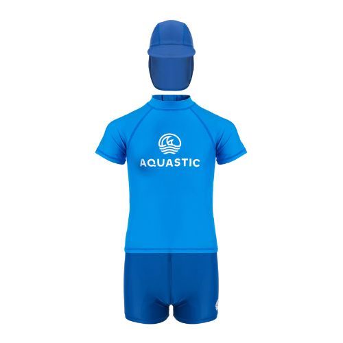 Dětská plavecká souprava AQUASTIC UV 50+ UPF Marimo JRB navy blu/blue
