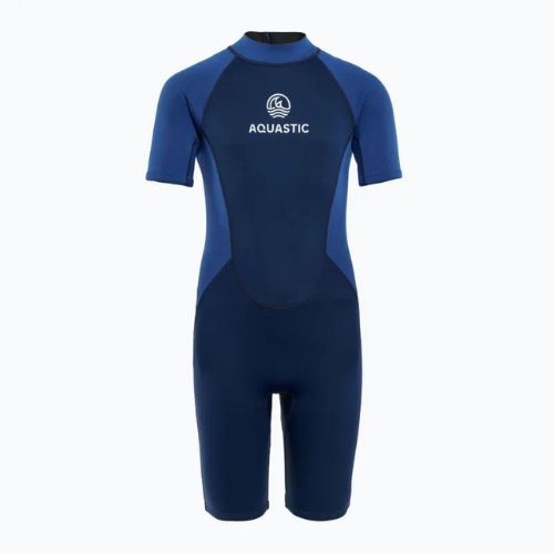 Dětský neopren  AQUASTIC Wavey Jrb 2 mm navy/blue