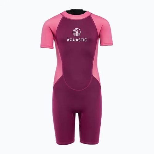 Dětský neopren AQUASTIC Wavey Jrg 2 mm pink