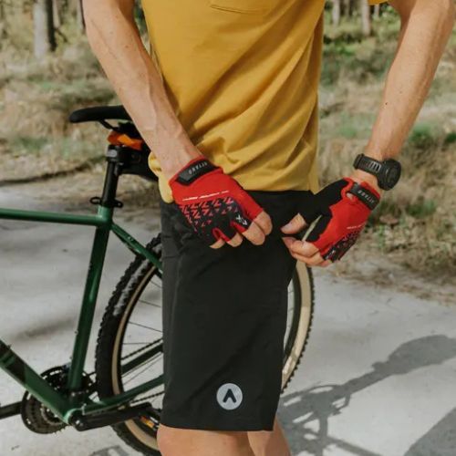 Pánské cyklistické šortky ATTABO Ryst 2v1 black