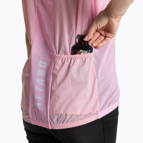 Dámská cyklistická vesta ATTABO Cahayo Vest Windproof pink