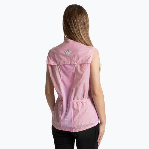 Dámská cyklistická vesta ATTABO Cahayo Vest Windproof pink