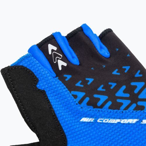 Cyklistické rukavice ATTABO Vito gel shock proof blue/black