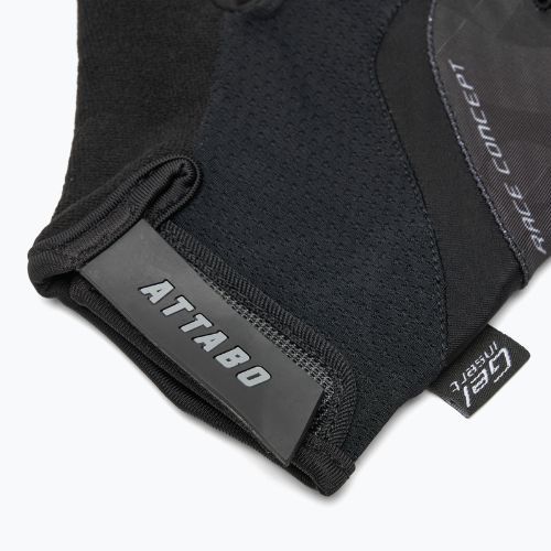 Cyklistické rukavice ATTABO Kinu Pro shock absorbing system black