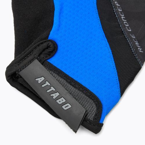 Cyklistické rukavice ATTABO Kinu Pro shock absorbing system blue/black