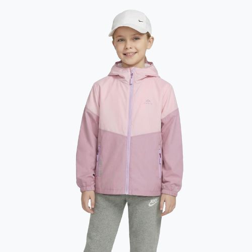 Dětská bunda do deště KADVA Fory Jrg pink