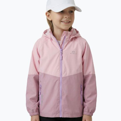 Dětská bunda do deště KADVA Fory Jrg pink