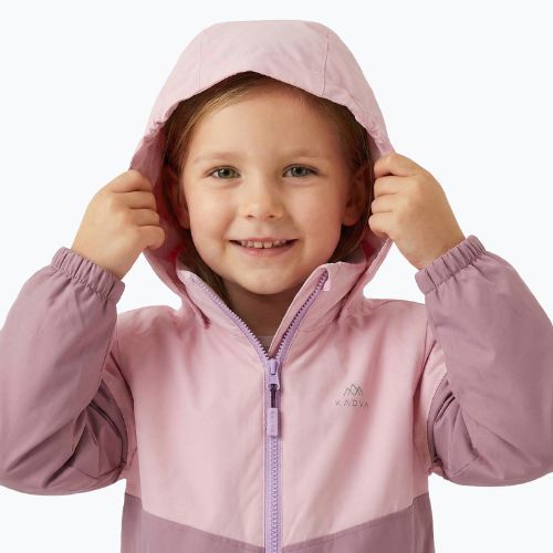 Dětská bunda do deště KADVA Fory Jrg pink
