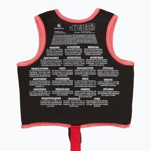 Dětská bezpečnostní vesta AQUASTIC Junior dark pink