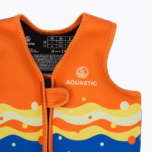 Bezpečnostní vesta AQUASTIC Junior orange/blue