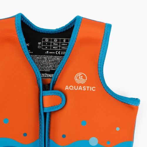 Bezpečnostní vesta AQUASTIC Junior orange/blue