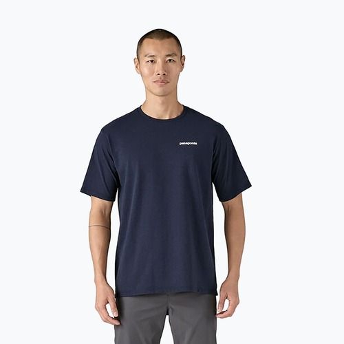 Pánské tričko Patagonia P-6 Logo Responsibili-Tee new navy