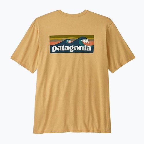 Pánské tričko Patagonia Boardshort Logo Pocket Responsibili beeswax tan
