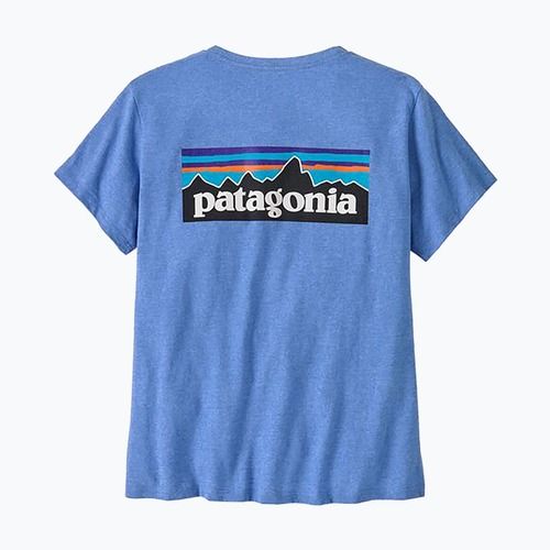 Dámské tričko Patagonia P-6 Logo Responsibili-Tee abundant blue