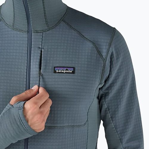 Pánská softshellová bunda Patagonia R1 Hybrid Pullover utility blue
