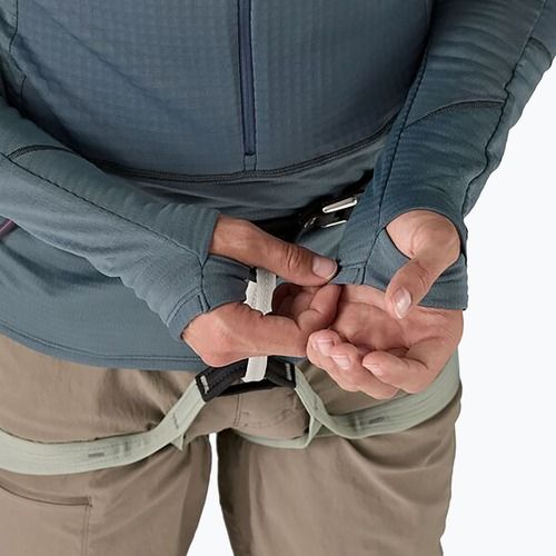 Pánská softshellová bunda Patagonia R1 Hybrid Pullover utility blue