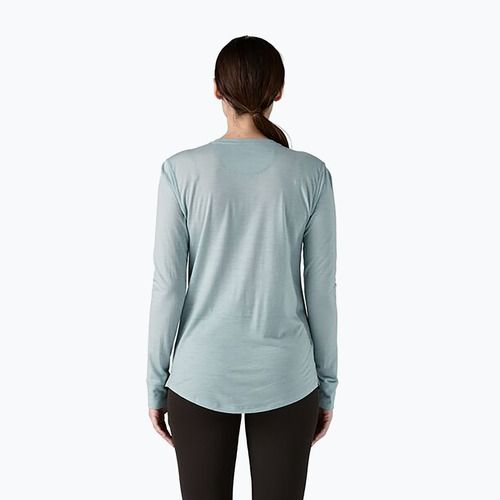 Dámské tričko longsleevePatagonia Cap Cool Merino Blend Graphic strata stripe: thermal blue